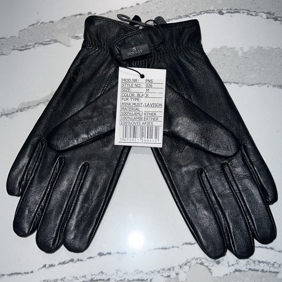 💯% lamb leather gloves - Picture 4 of 4